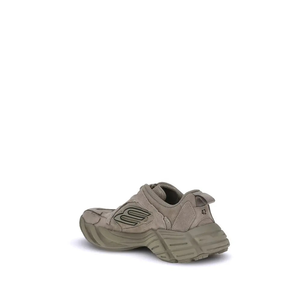 Balenciaga Monday Beige Leather & Mesh Sneakers | Maison Martin Balenciaga