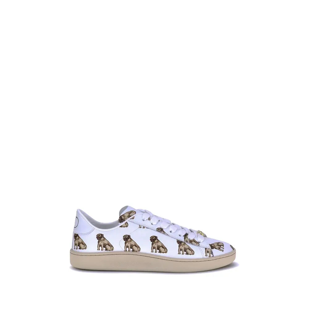 Valentino Garavani Royco Leather Sneakers – Hondenprint | Maison Martin Valentino Garavani