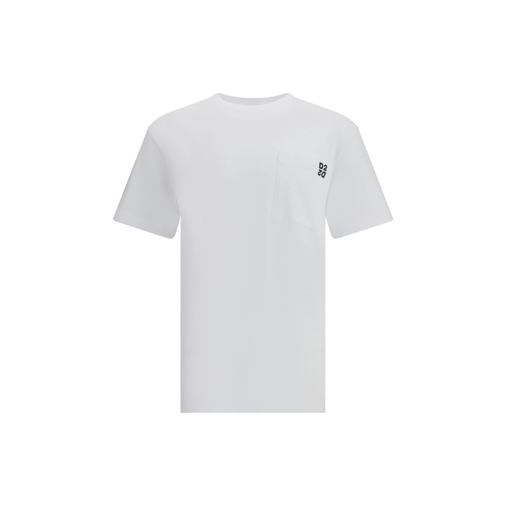 Dsquared² White Cotton T-Shirt Dsquared²
