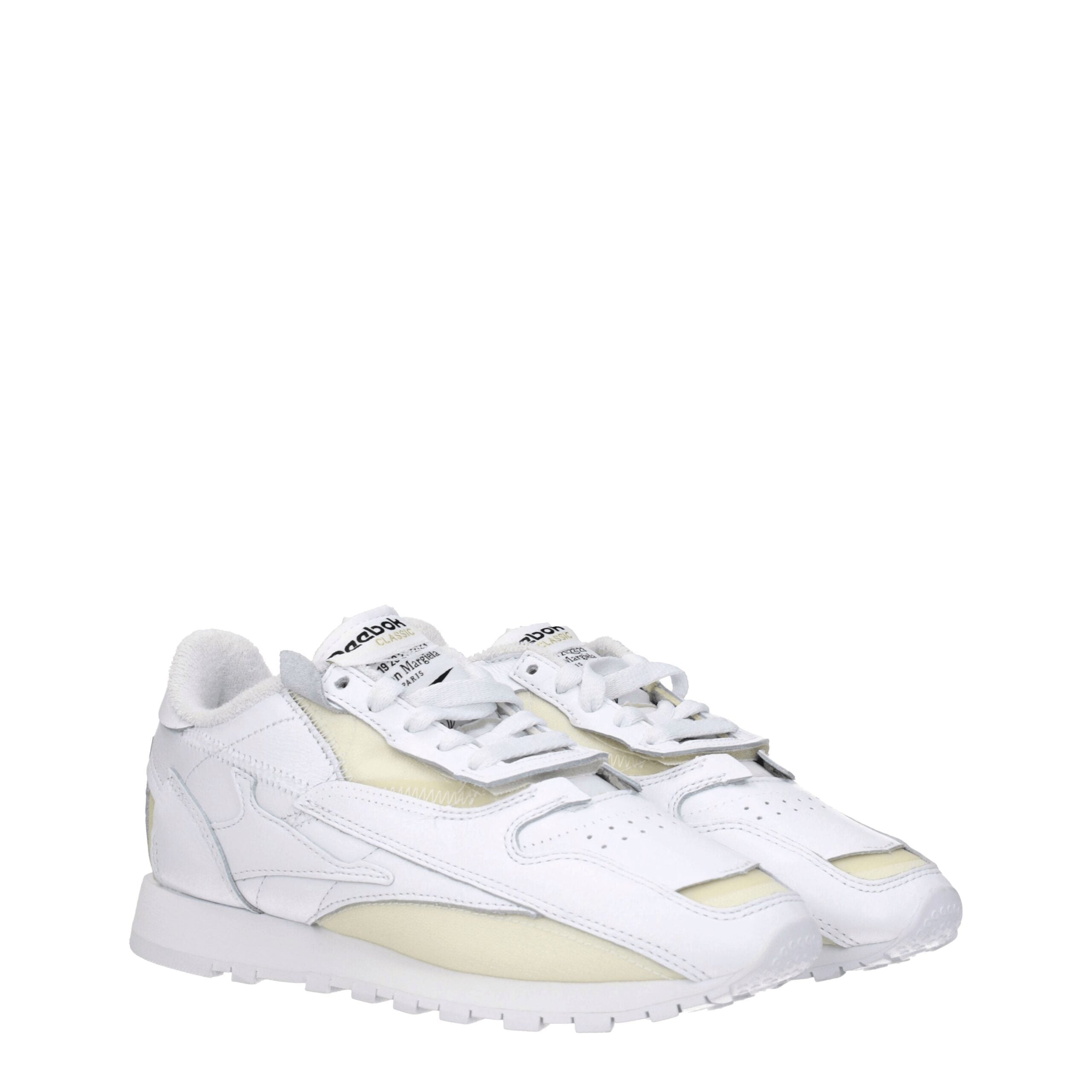 Maison Margiela Leather Sneakers – White Low-Top Maison Margiela