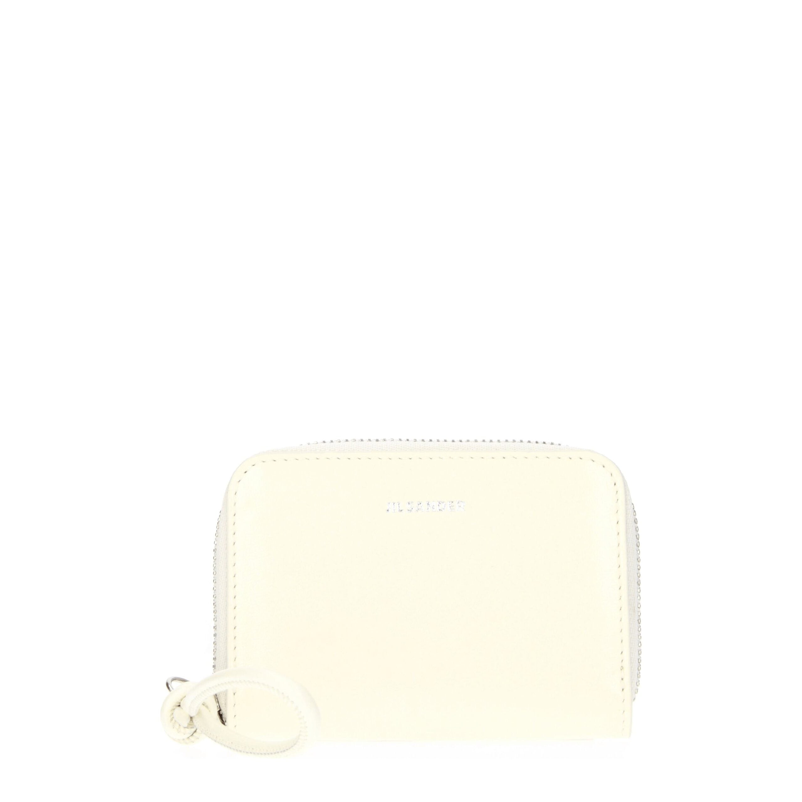 Jil Sander portemonnee beige couture muntportemonnee