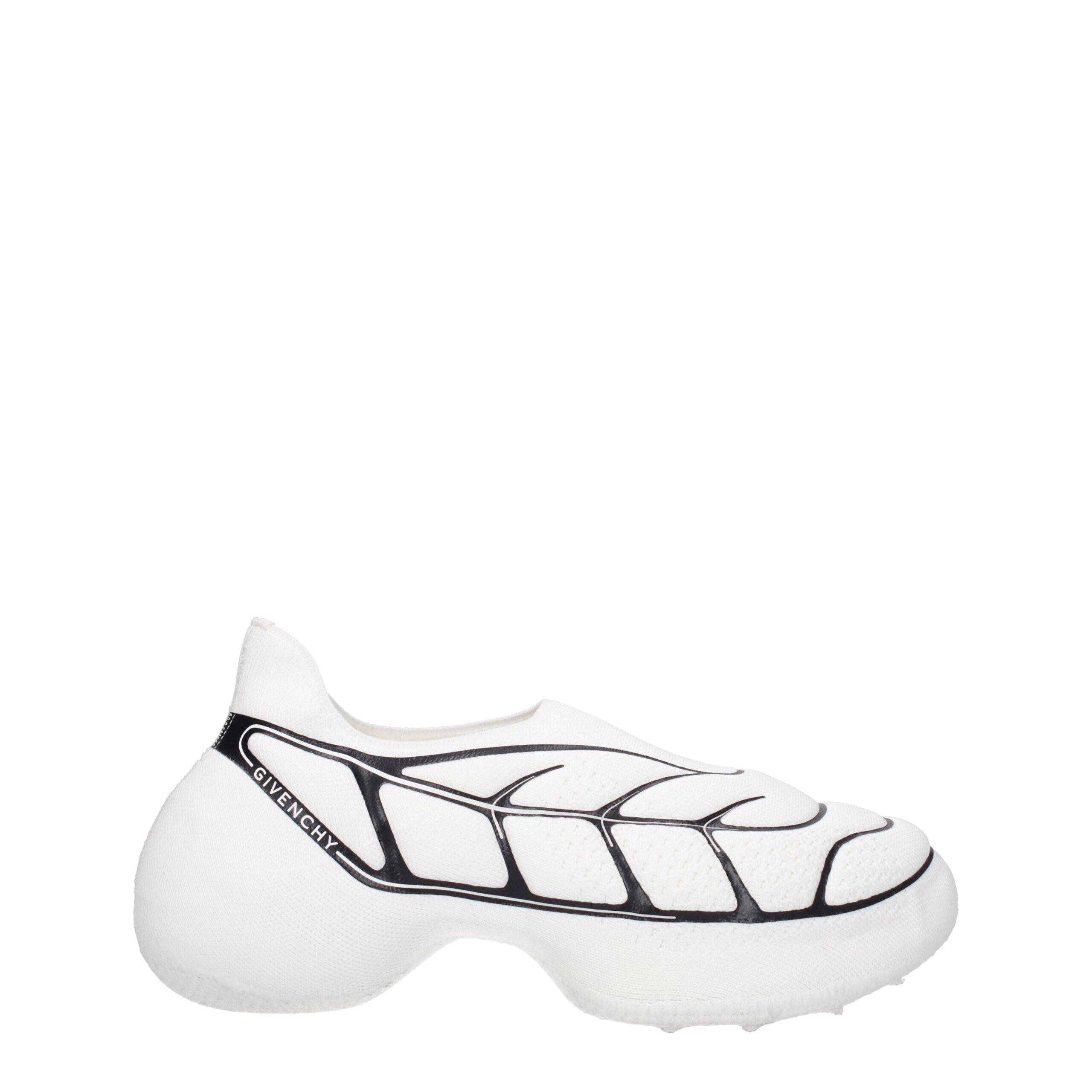 Givenchy Low Top Sneakers – White Fabric Platform Givenchy