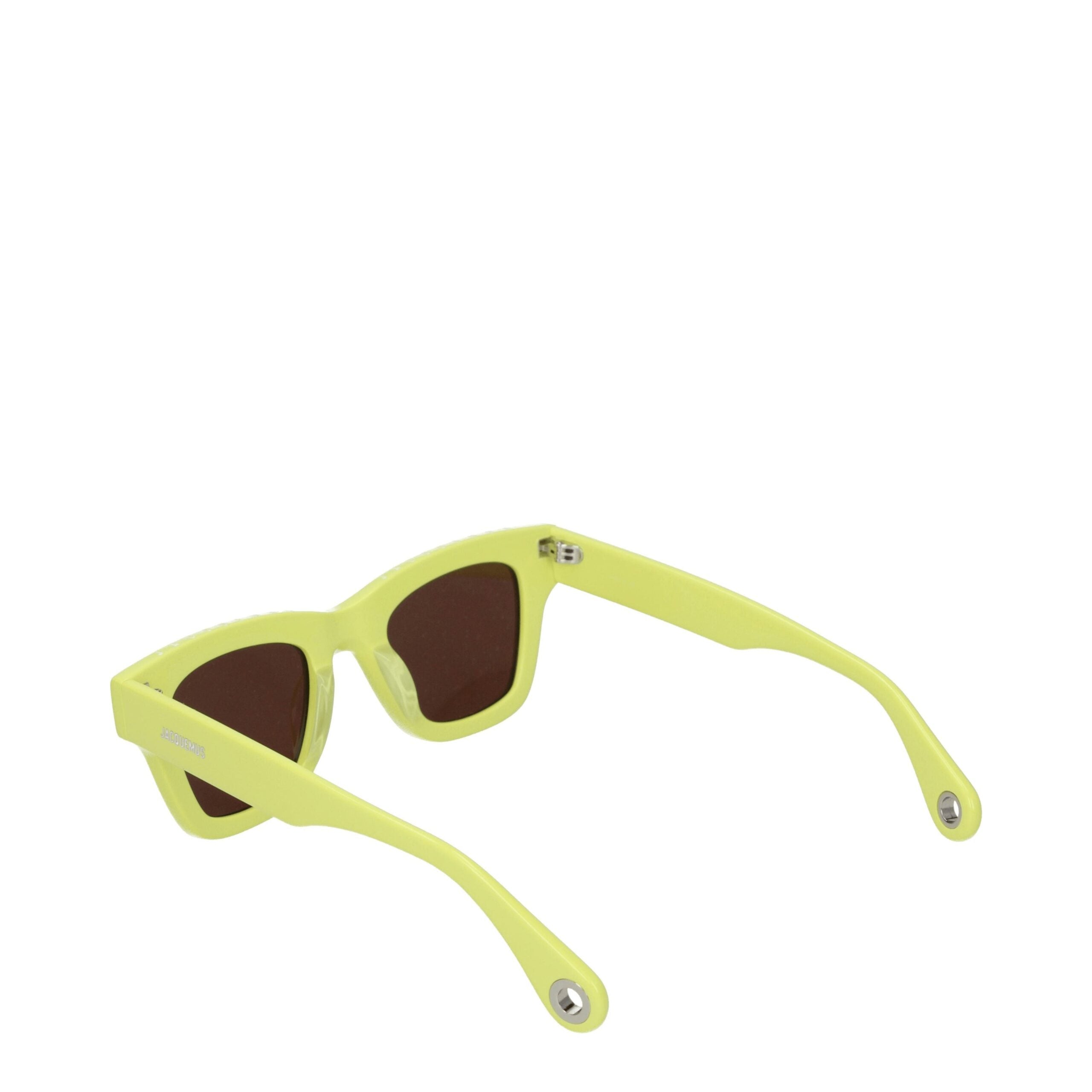 Jacquemus signature vintage yellow acetate zonnebril
