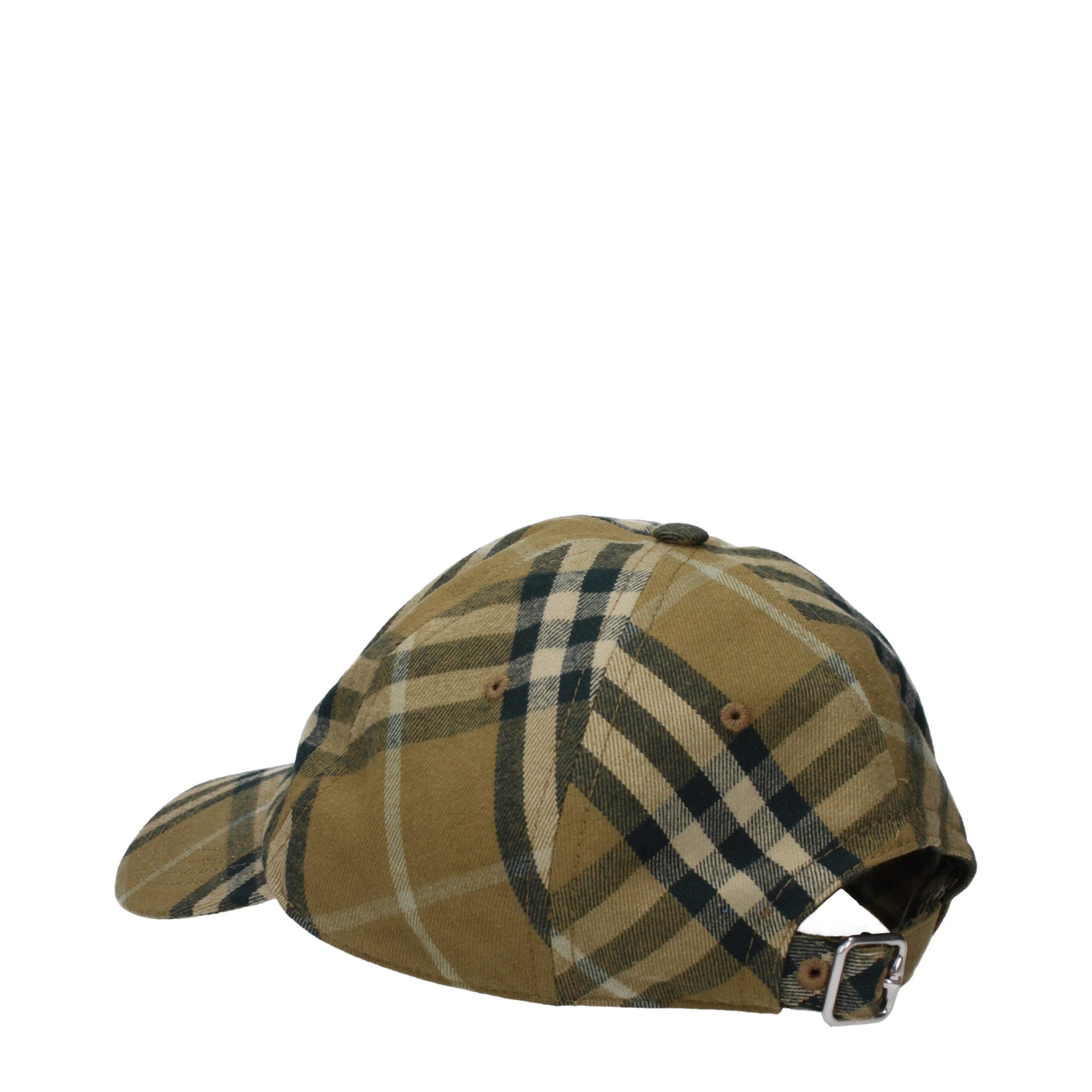 Burberry Vintage Check Cotton Cap – Groen/Beige