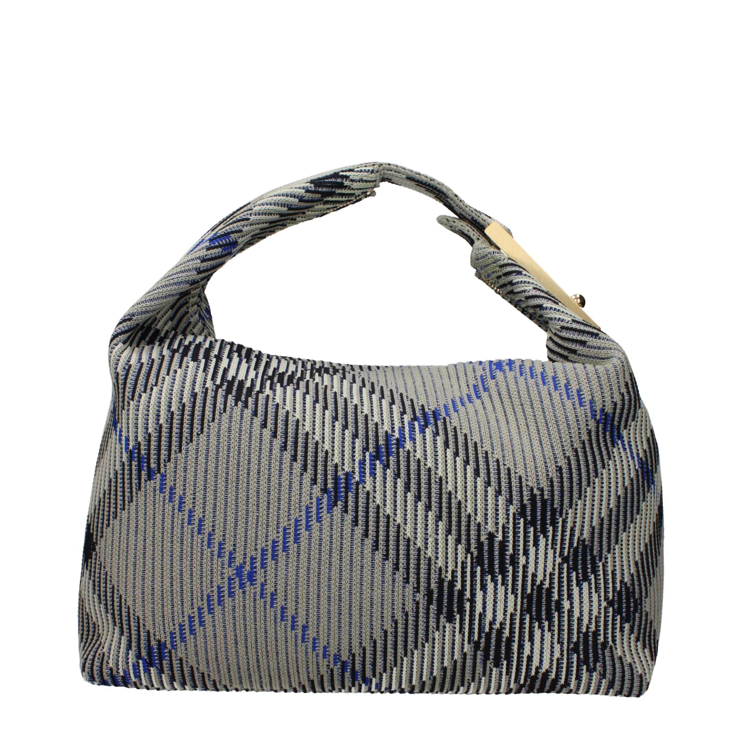 Burberry Check Polyamide Handbag – Groen & Lichen met Goudkleurige Details