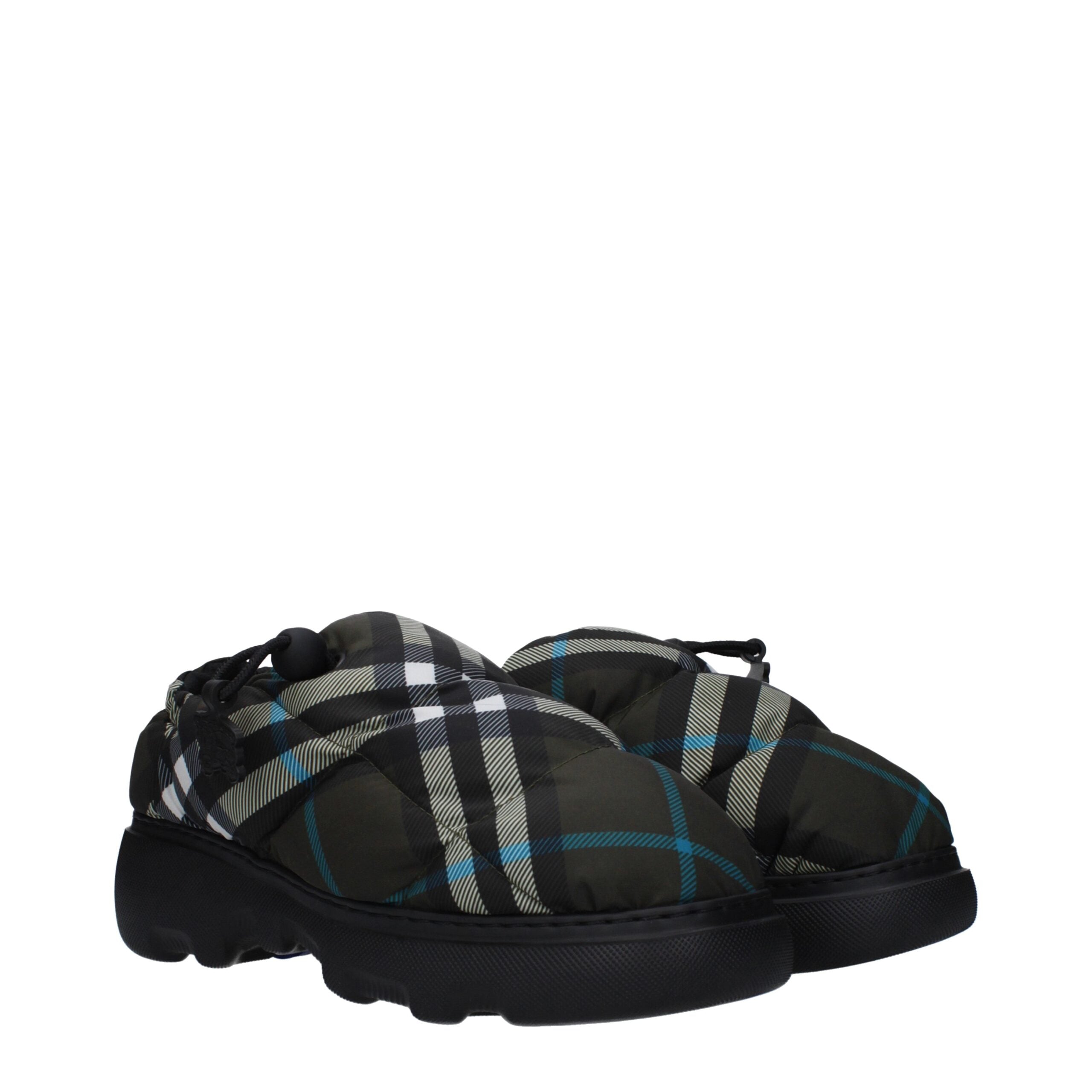 Burberry Brown Check Nylon Pillow Loafer