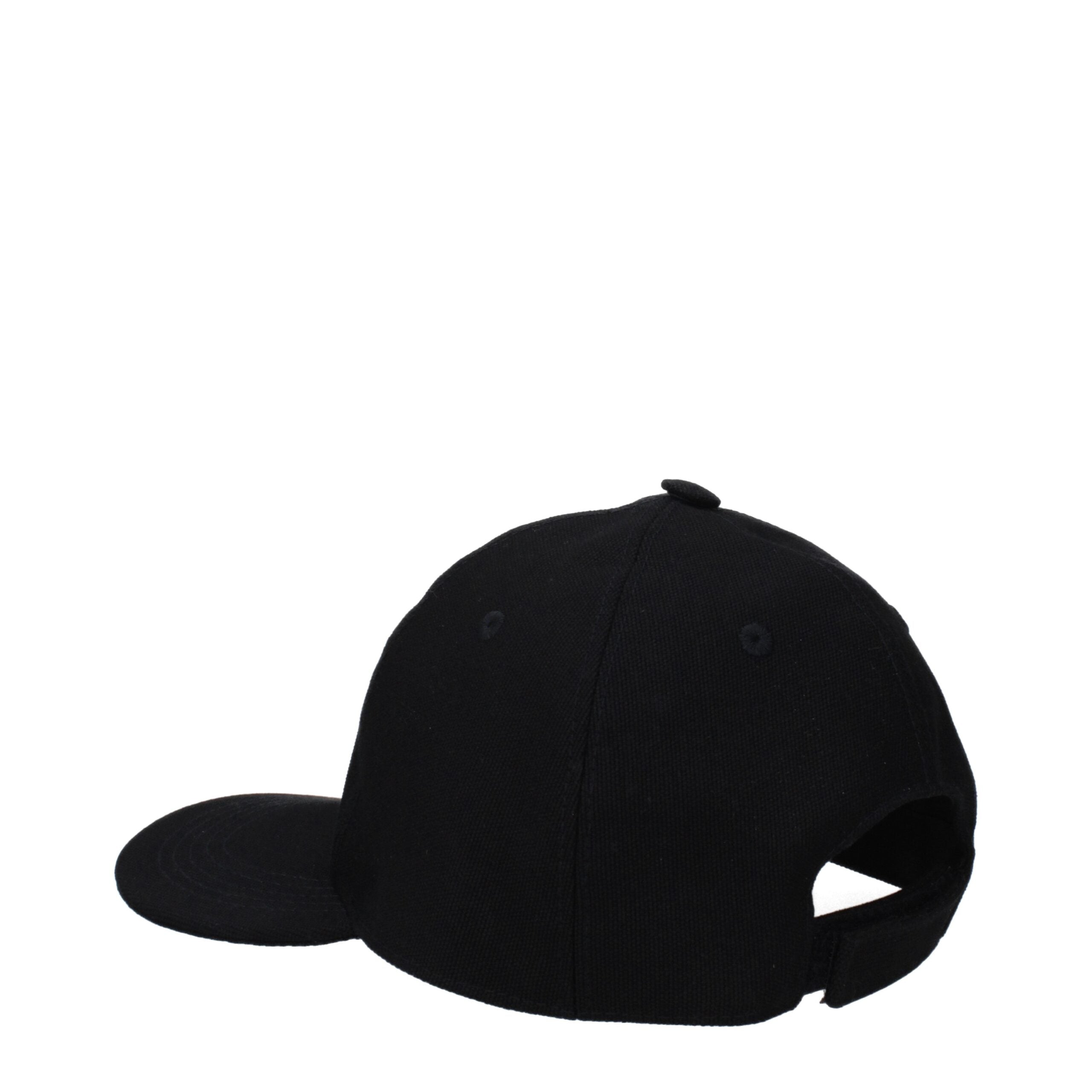 Stella McCartney Cotton Baseball Cap Zwart – Logo & Luxe Comfort