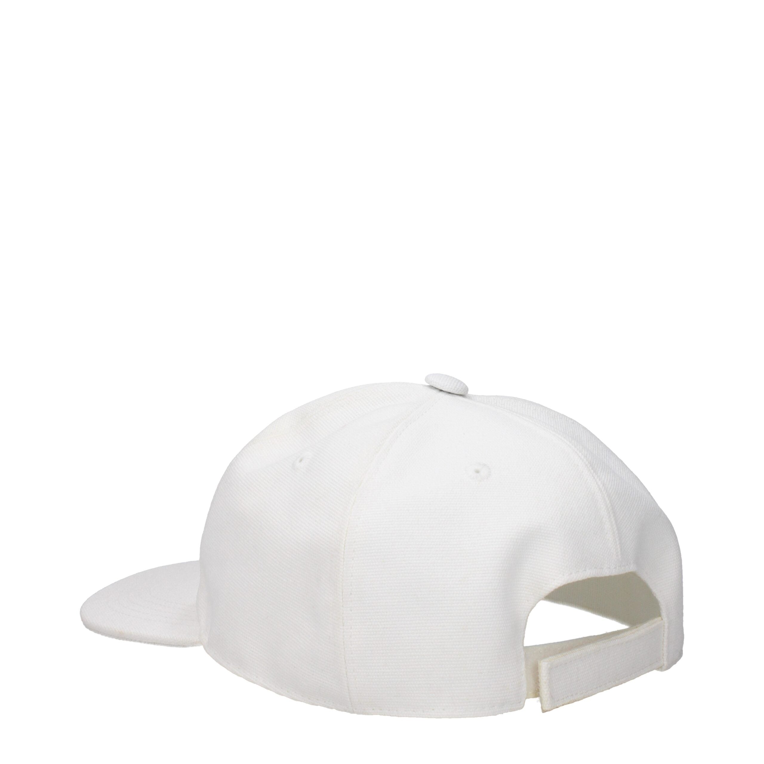 Stella McCartney Cotton Baseball Cap Wit – Logo & Duurzame Luxe