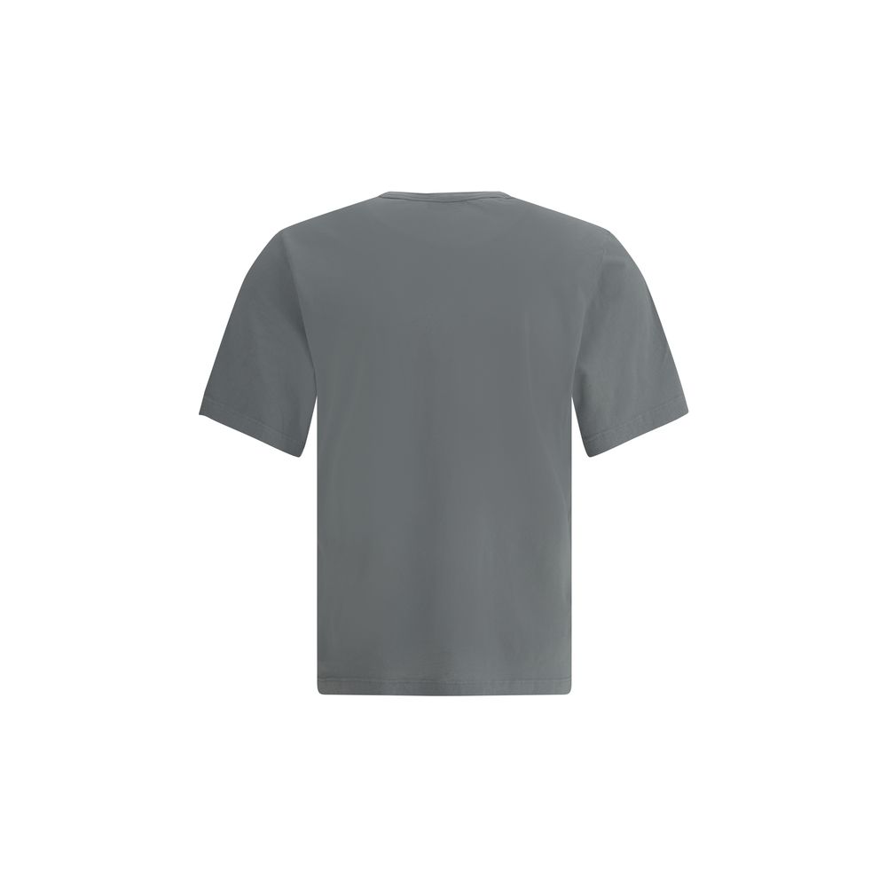 Saint Laurent Green Cotton T-Shirt Saint Laurent