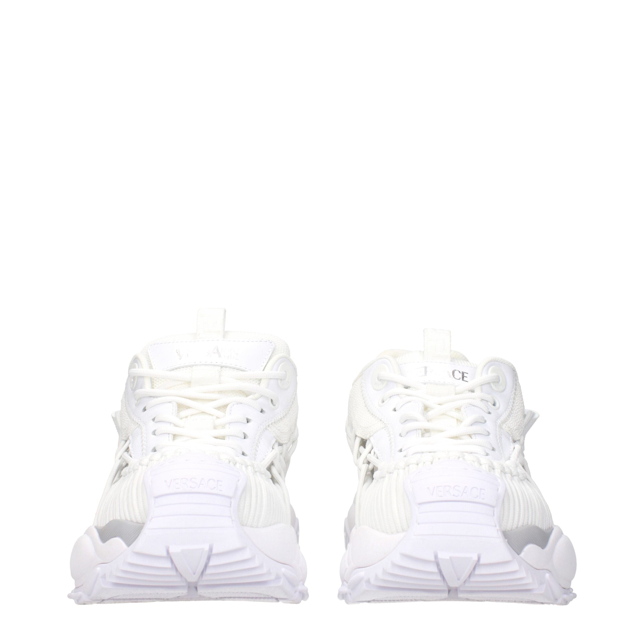 Versace Mercury M_VS_01 Sneaker – Wit Leer & Mesh met Greca Zool
