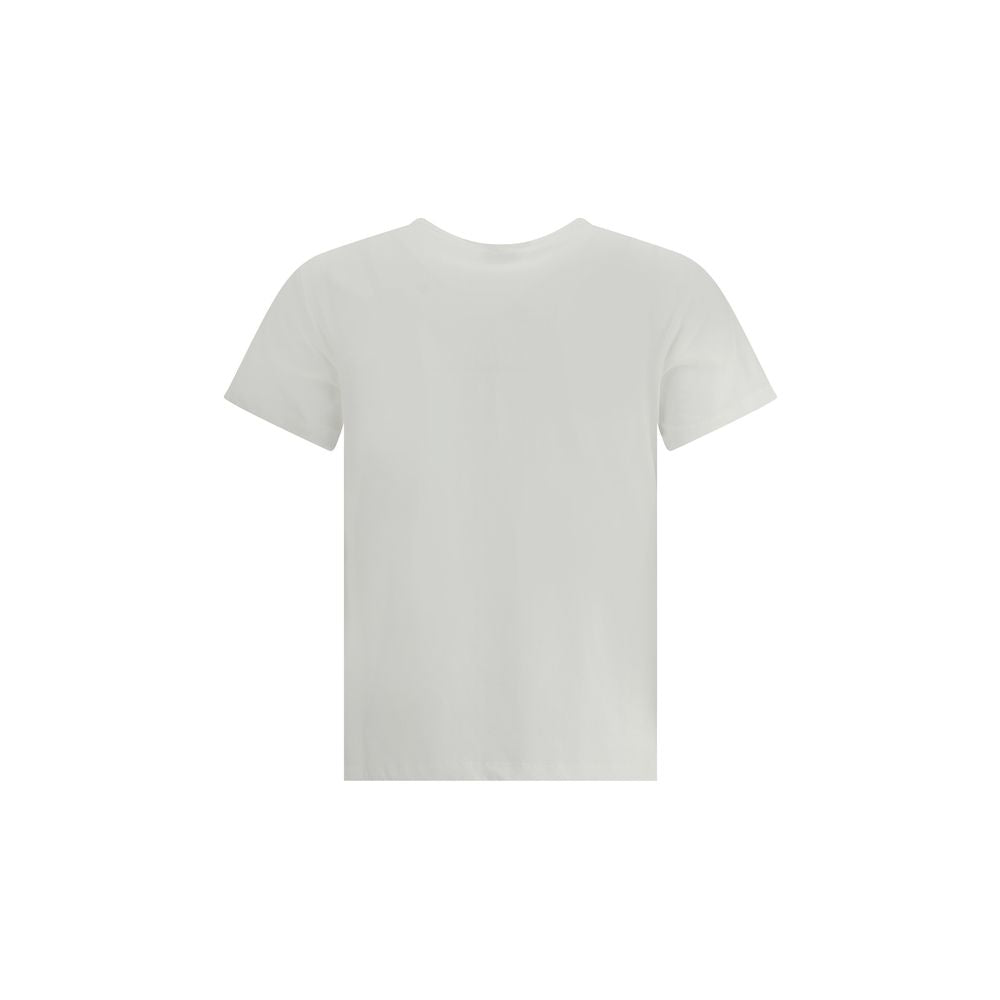 PINKO White Cotton T-Shirt PINKO