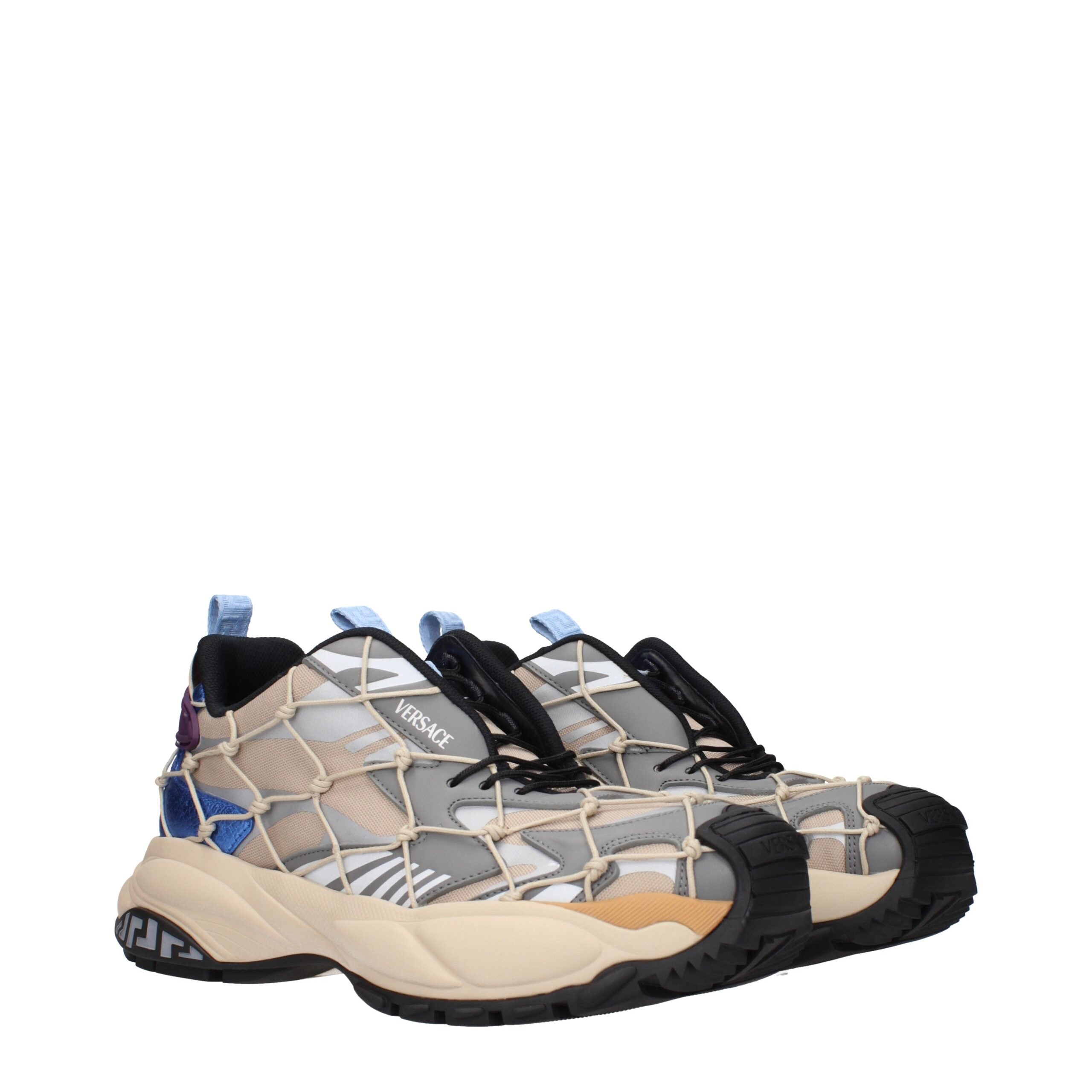 Versace Mercury M_VS_04 Sneakers – Beige Multicolor met Greca-zool | Maison Martin