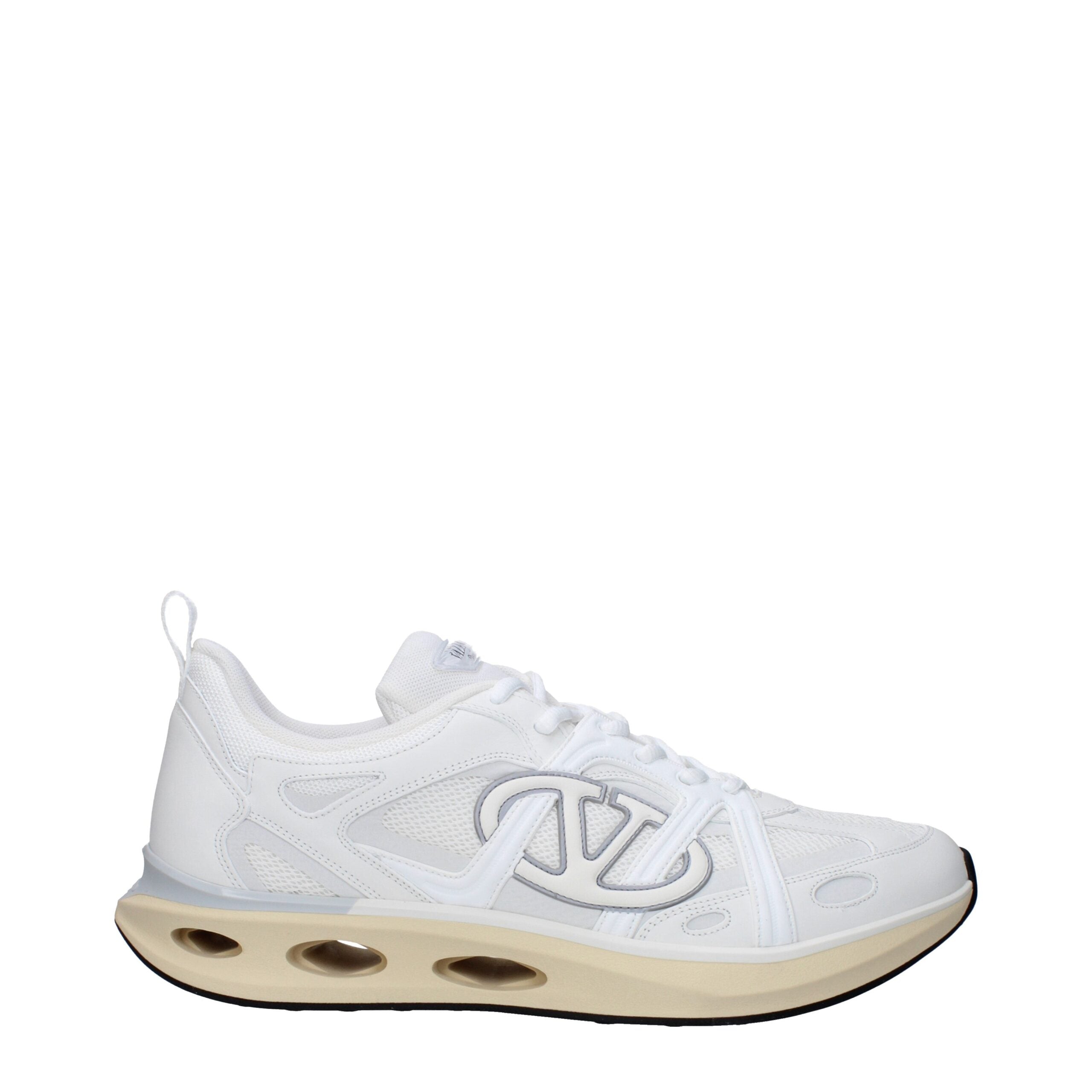Valentino Garavani Fabric Athletic Sneakers – Wit
