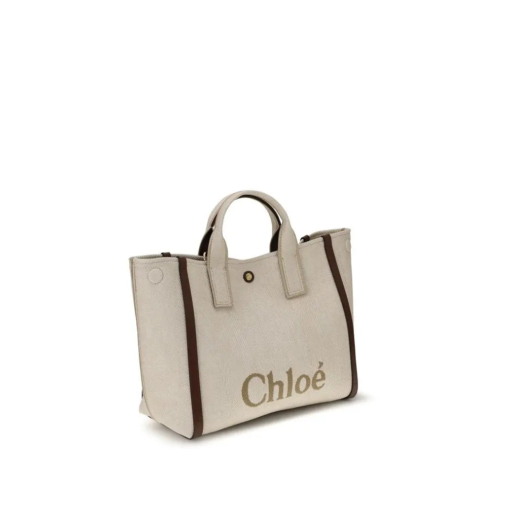 Chloé Carry Medium Tote Bag – Beige/Bruin Chloé