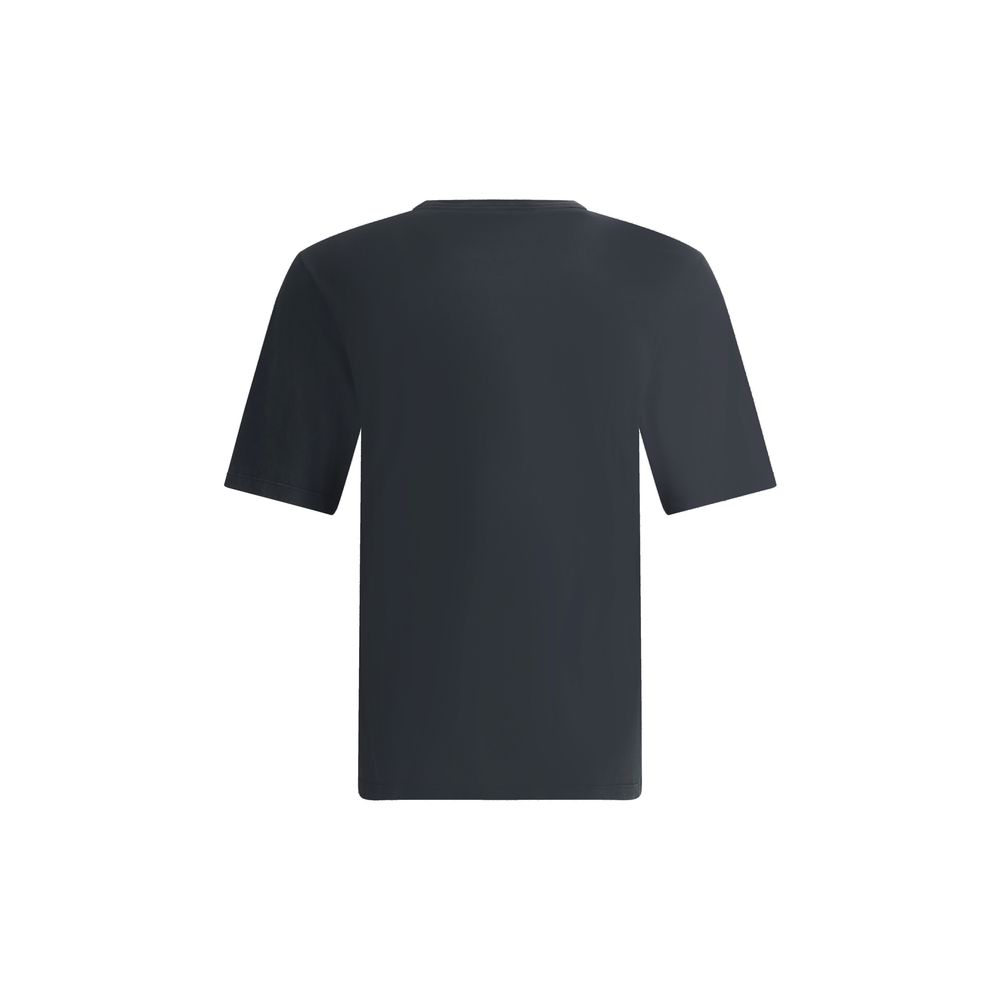 Saint Laurent Black Cotton T-Shirt Saint Laurent