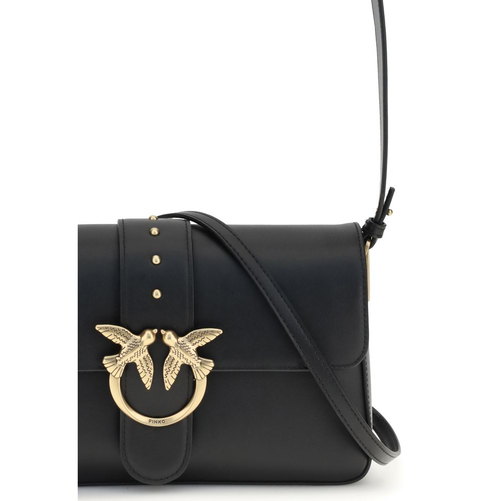 PINKO Taurus Kalfsleder Signatuur Exclusief Crossbody