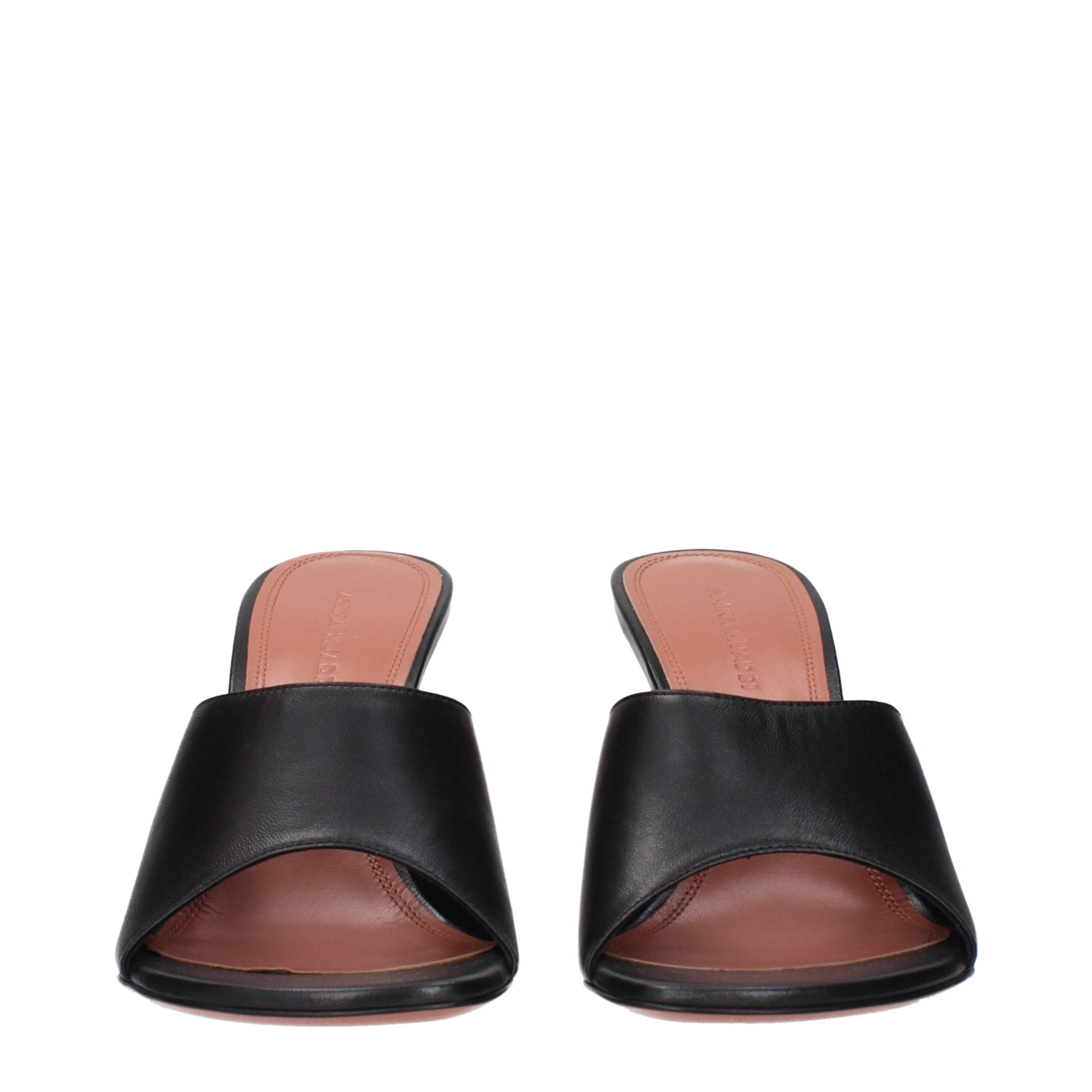 Amina Muaddi Taylor Nappaneroluxor Sandalen Zwart