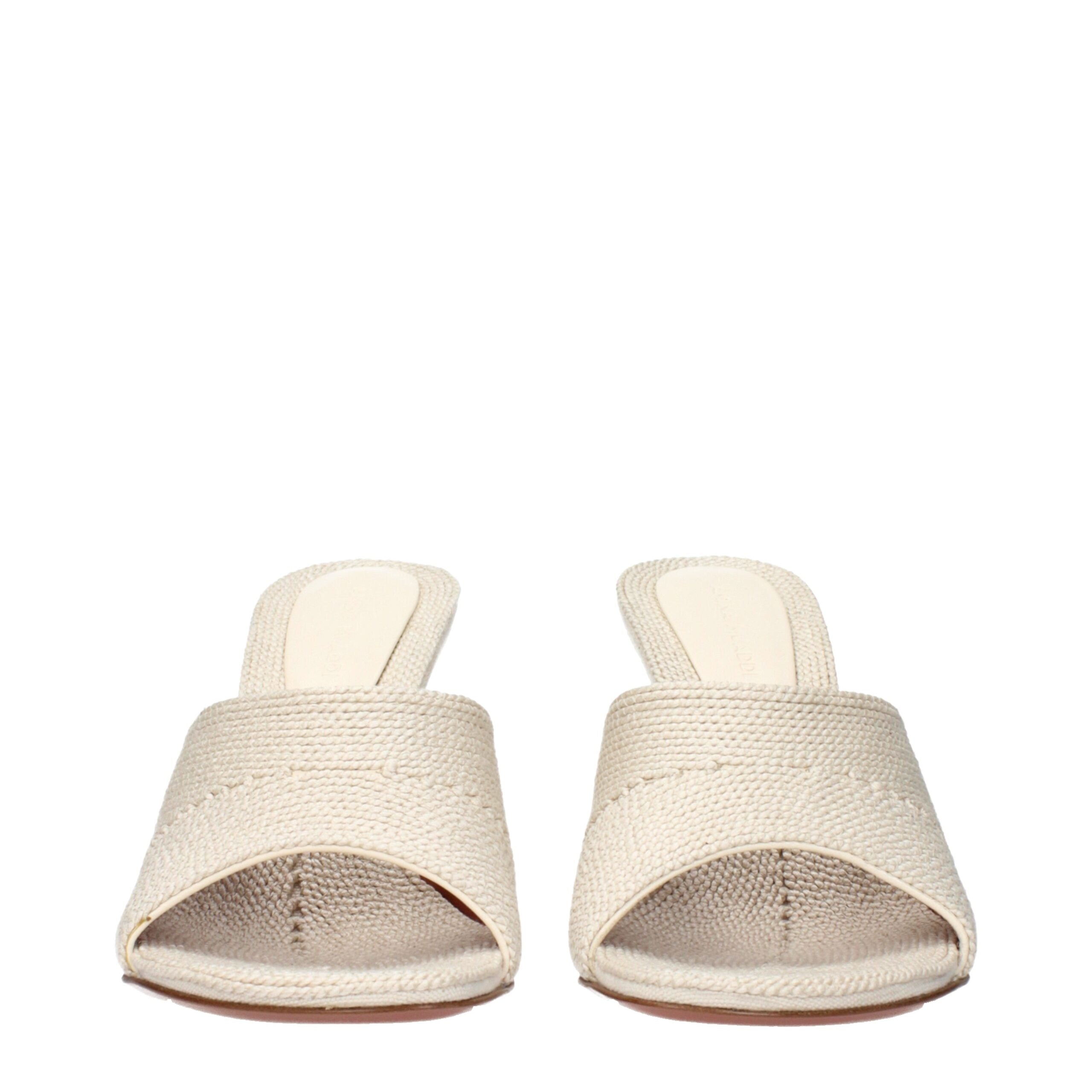 Amina Muaddi taylor woven slippers