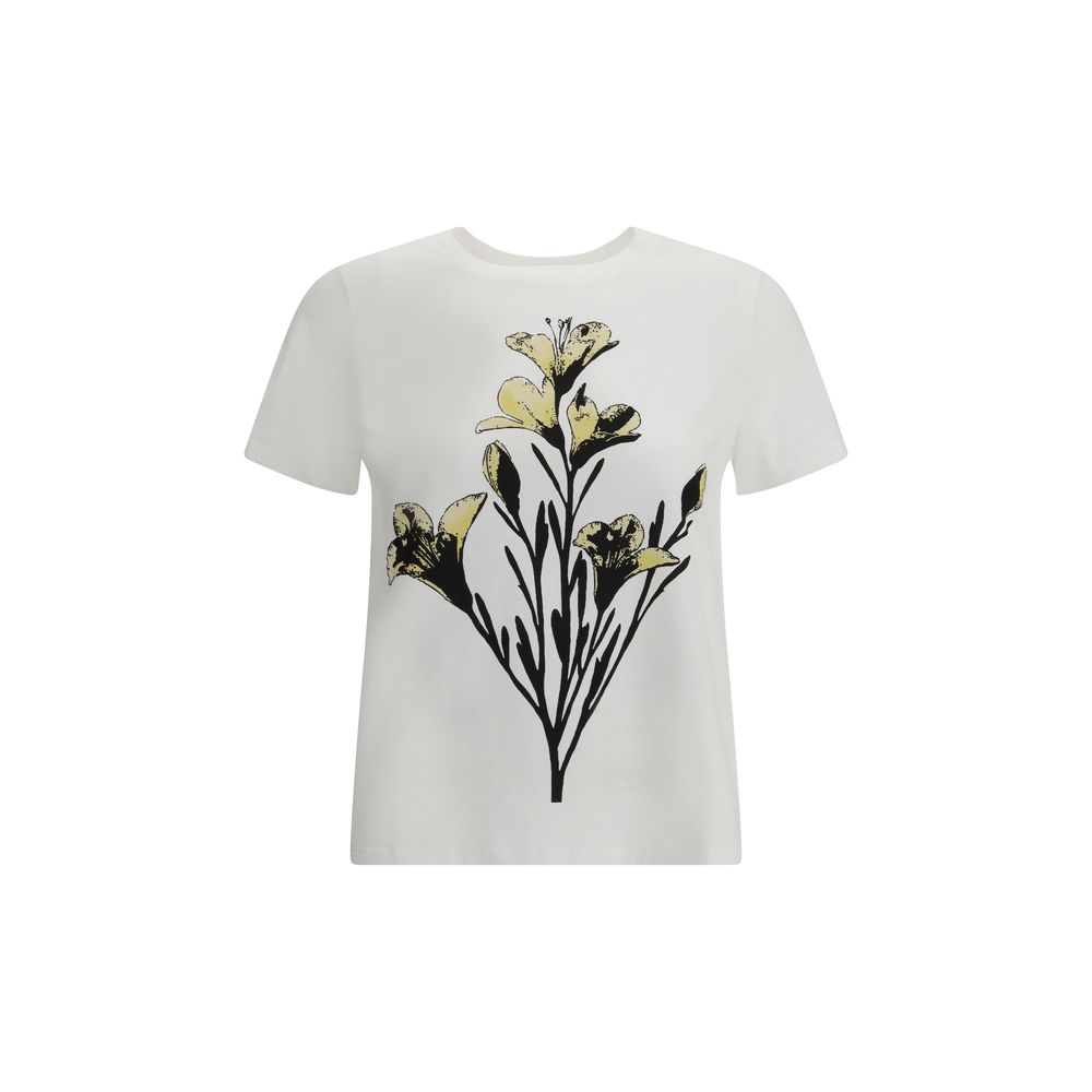 Max Mara White Cotton T-Shirt Max Mara
