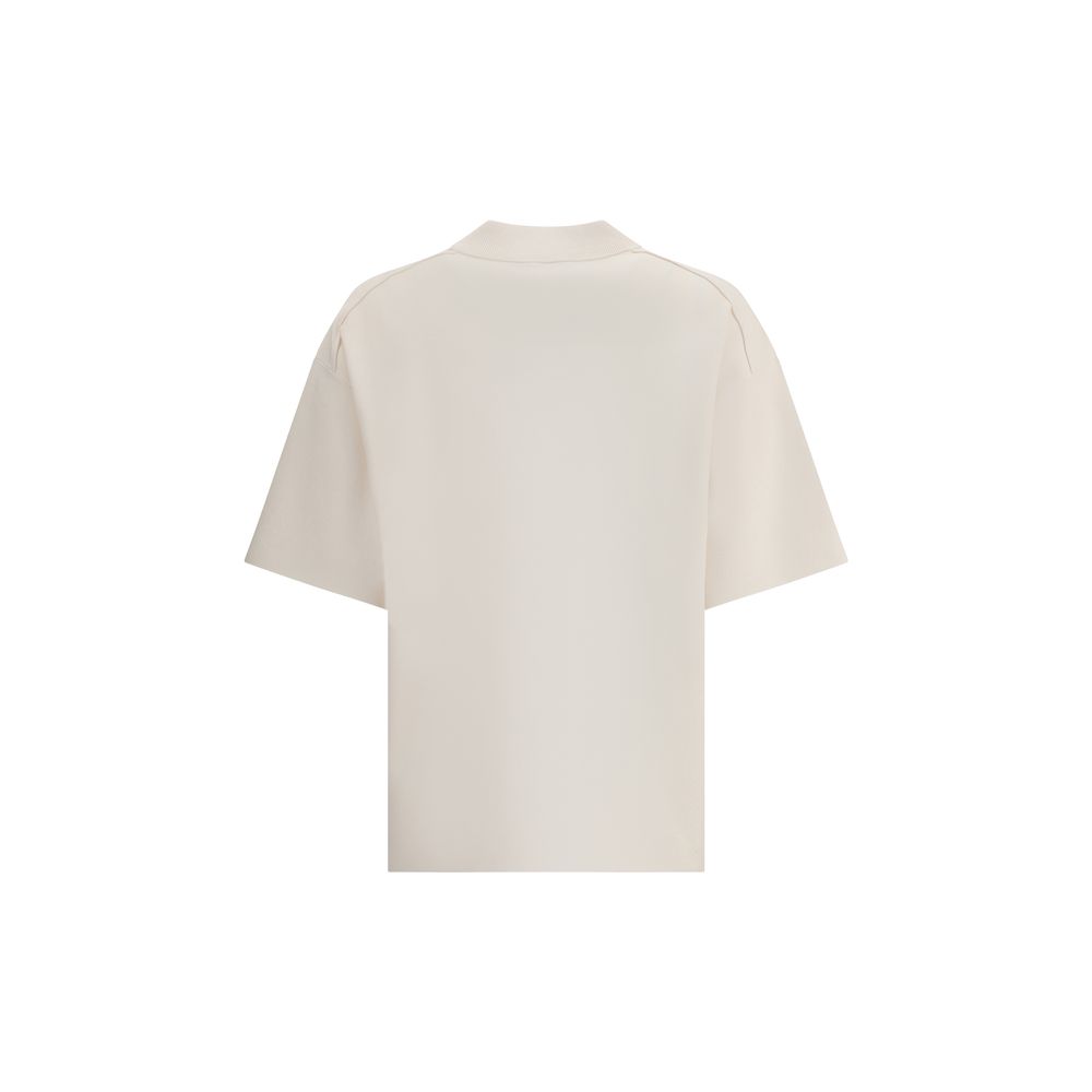 Max Mara White Polyester T-Shirt Max Mara
