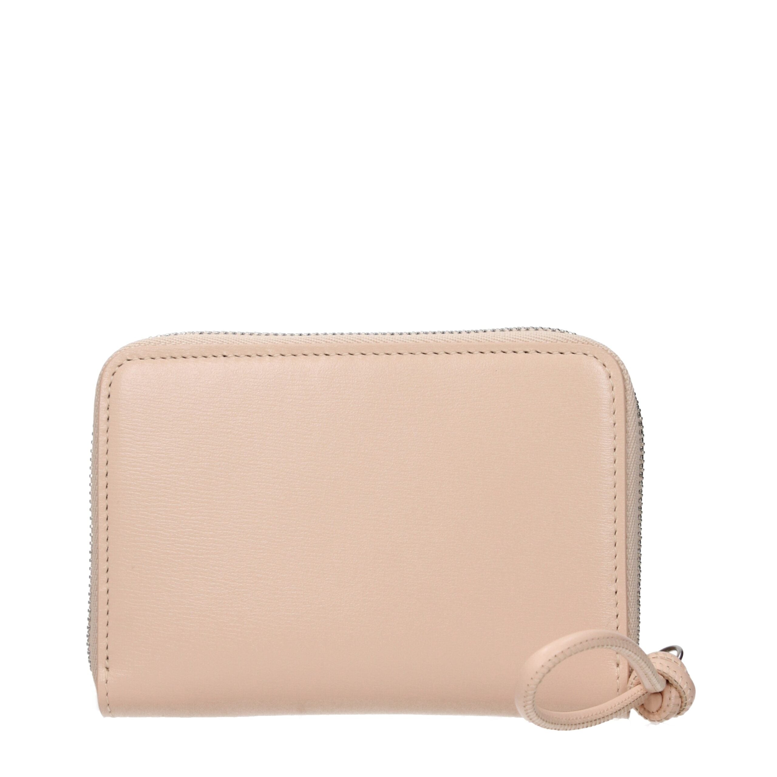 Jil Sander Leather Zip-Around Wallet – Soft Pink