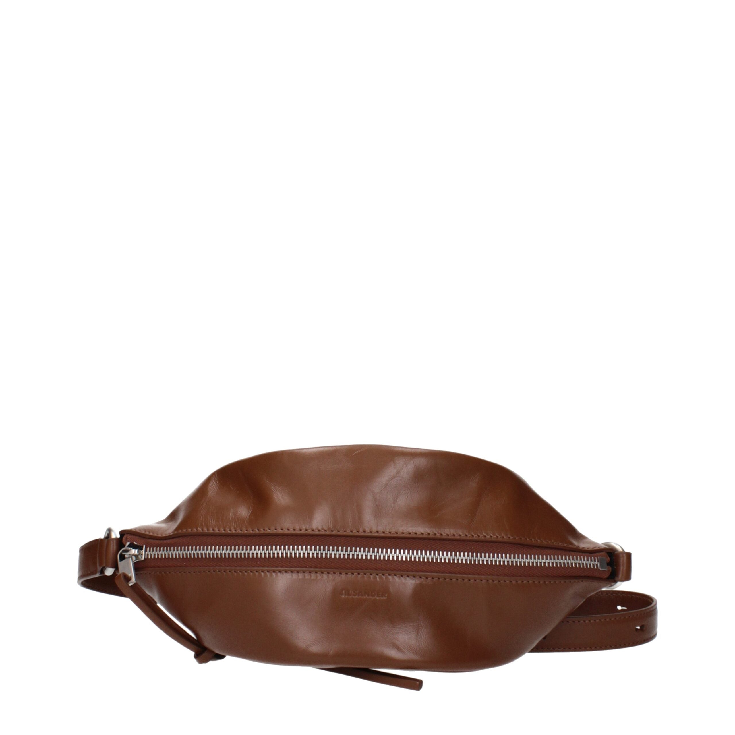 Jil Sander Leather Belt Bag – Brown Vintage Effect