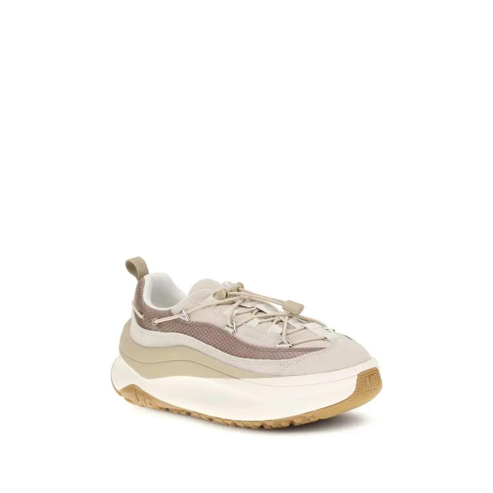 Moon Boot Moon247 Xlace Sneakers in Crème met Beige Accenten | Maison Martin Moon Boot