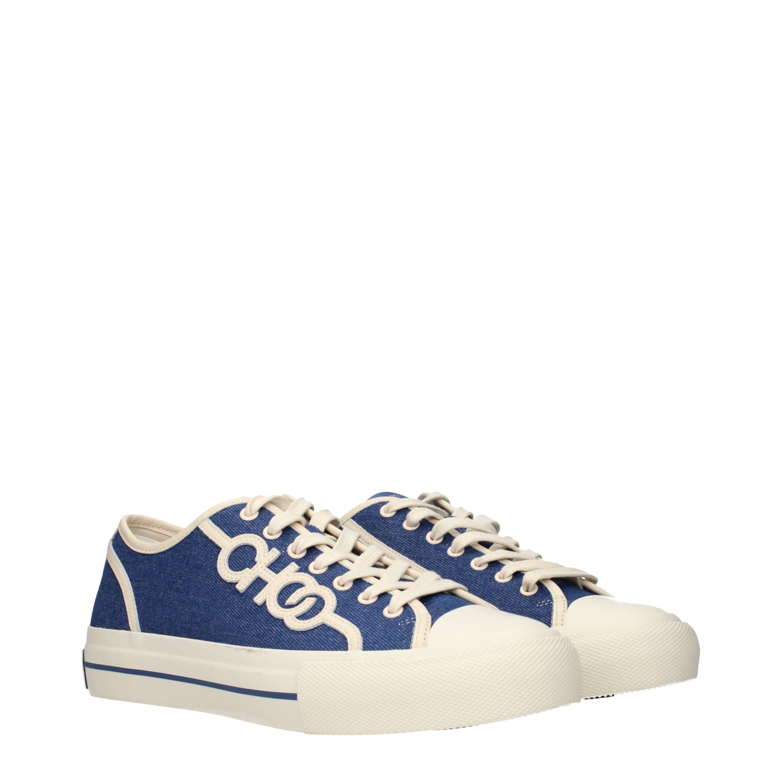Jimmy Choo Fenix Low Sneakers Blauw – Denim & Luxe Streetstyle