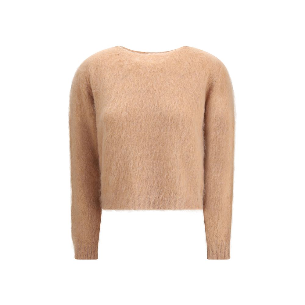 Max Mara Brown Polyamide Sweatshirt Max Mara