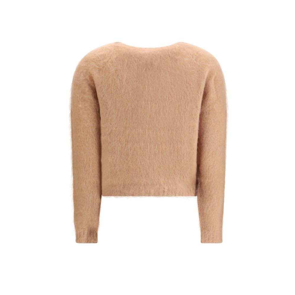 Max Mara Brown Polyamide Sweatshirt Max Mara