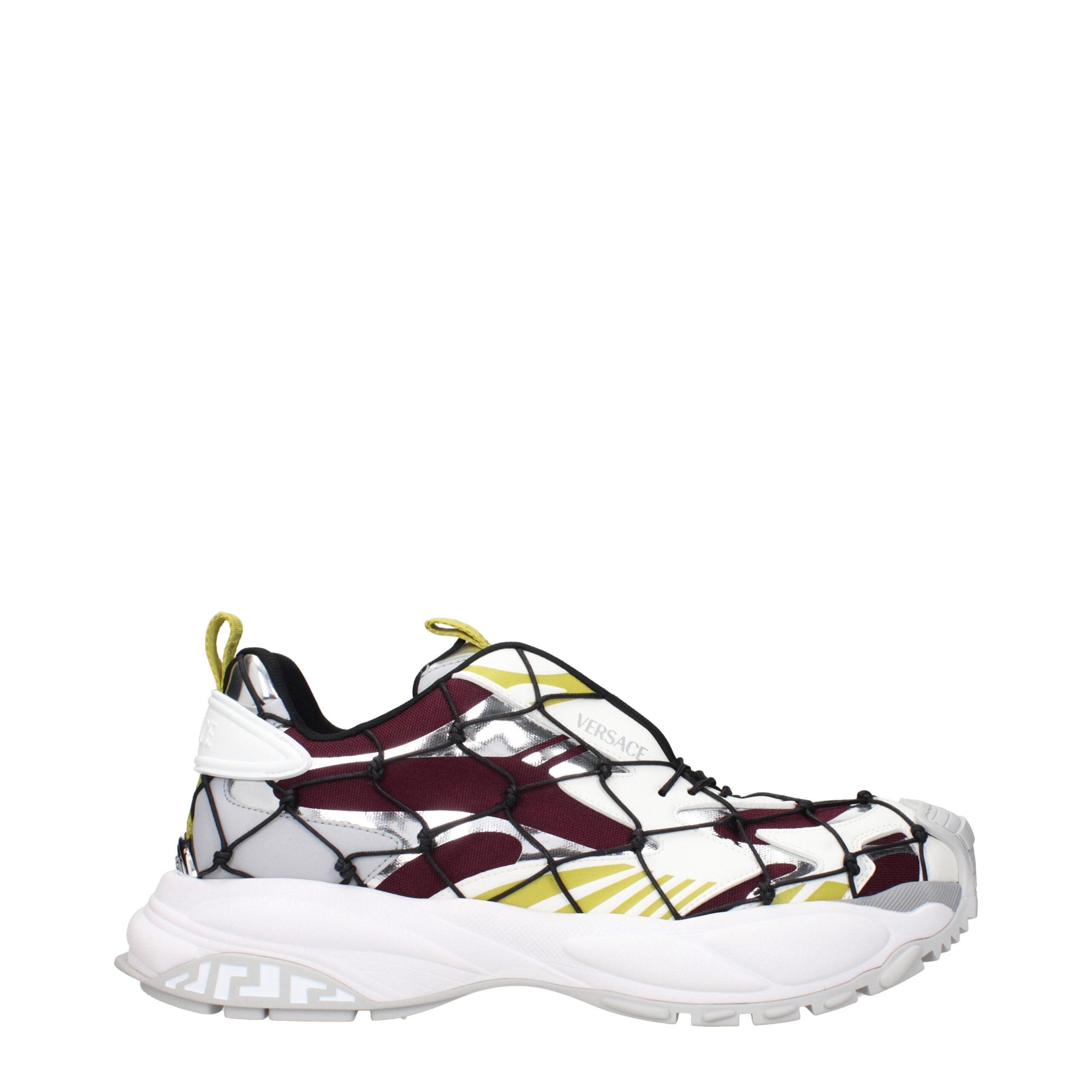 Versace Mercury M_VS_03 Sneakers – Wit, Geel & Rood met Chunky Zool