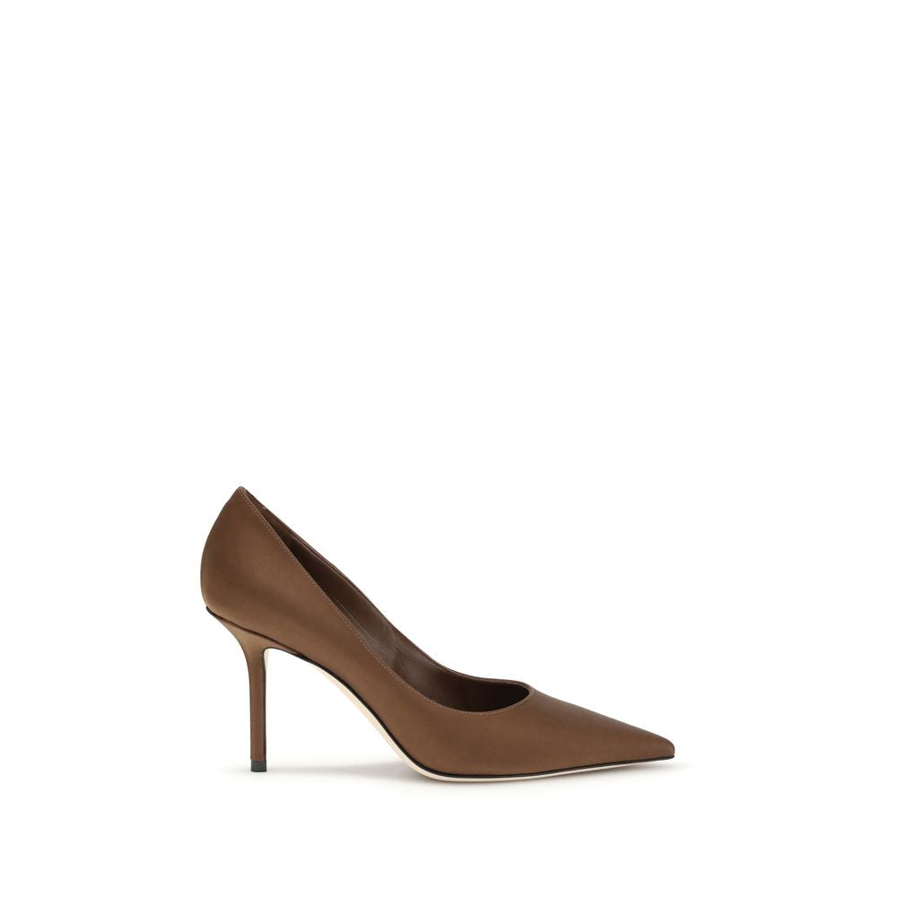 Jimmy Choo Brown Silk Pumps Jimmy Choo