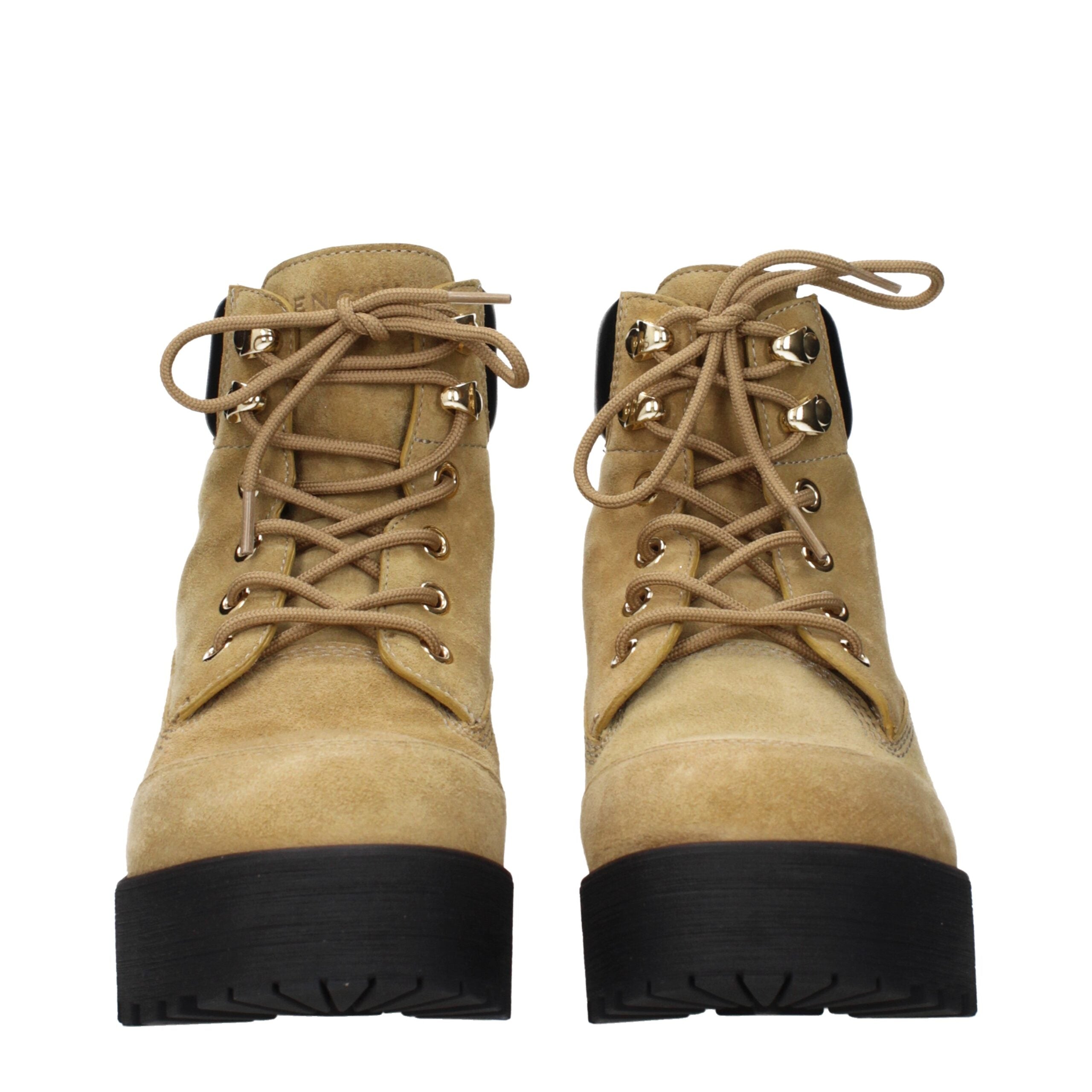 Givenchy kalfsleder couture enkellaarsjes bruin glanzend