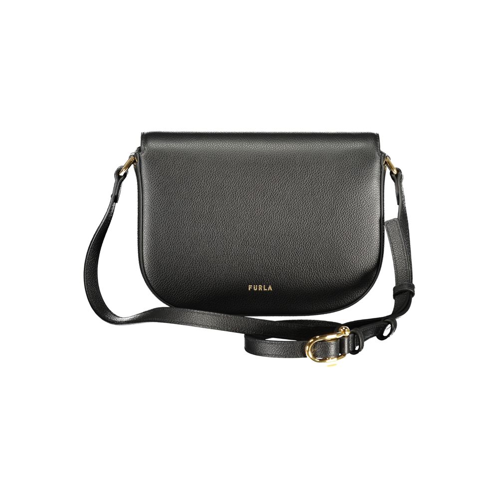 Furla Black Leather Women Crossbody Furla