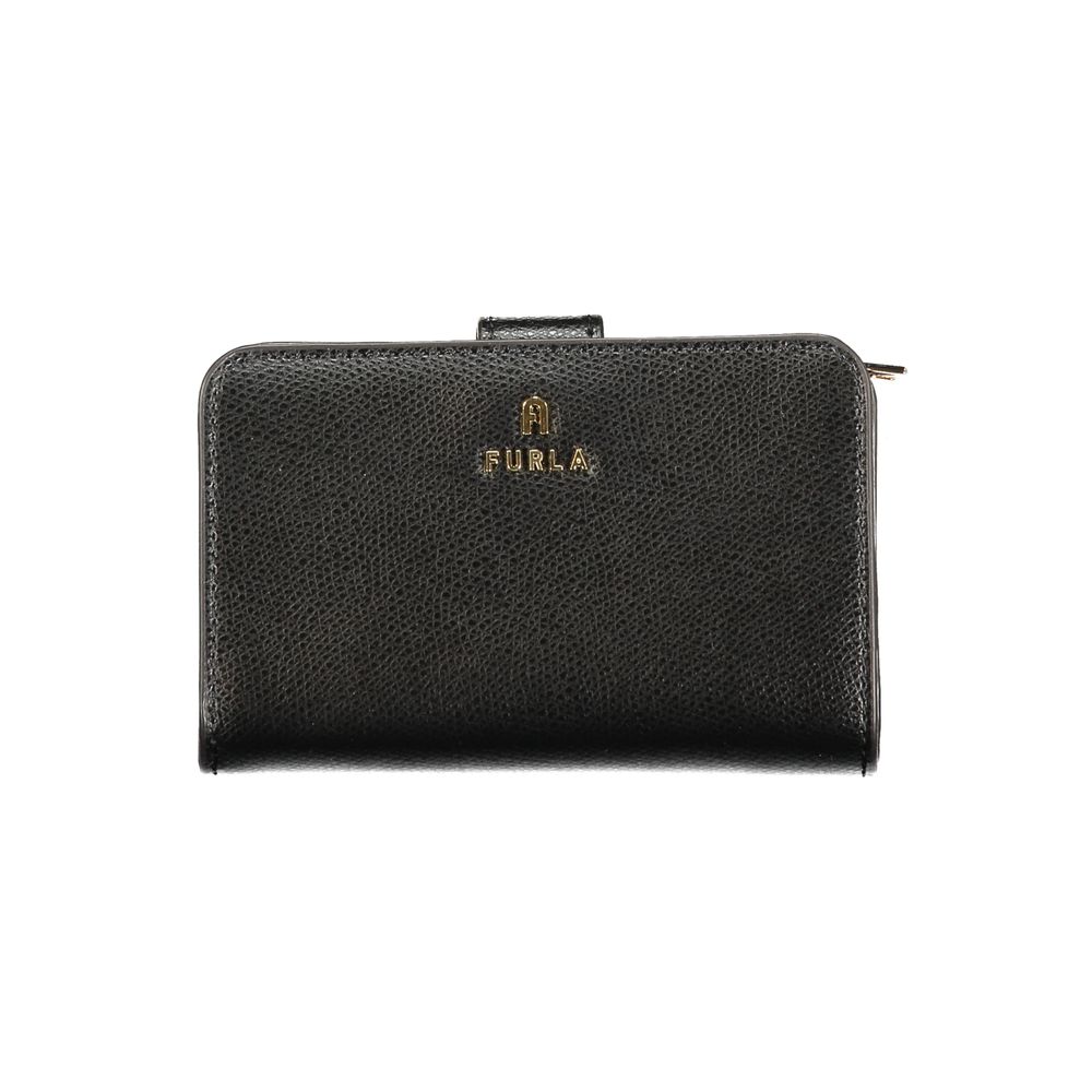 Furla Black Leather Women Wallet Furla