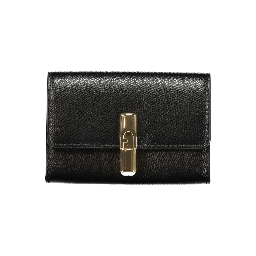 Furla Nero Leather Women Wallet Furla