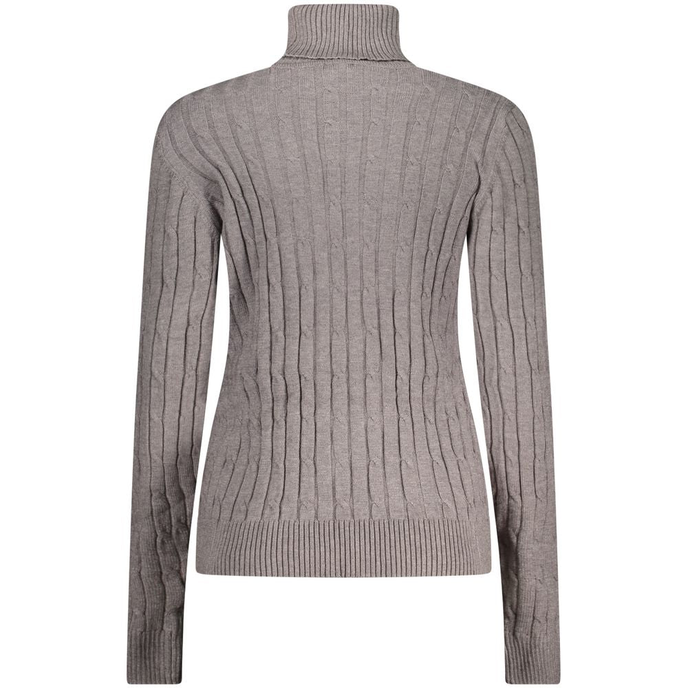 Norway 1963 Grigio Viscose Twisted Sweater Norway 1963