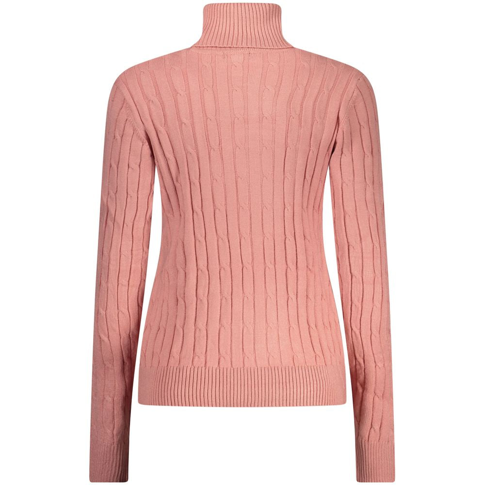 Norway 1963 Rosa Viscose Turtleneck Sweater Norway 1963