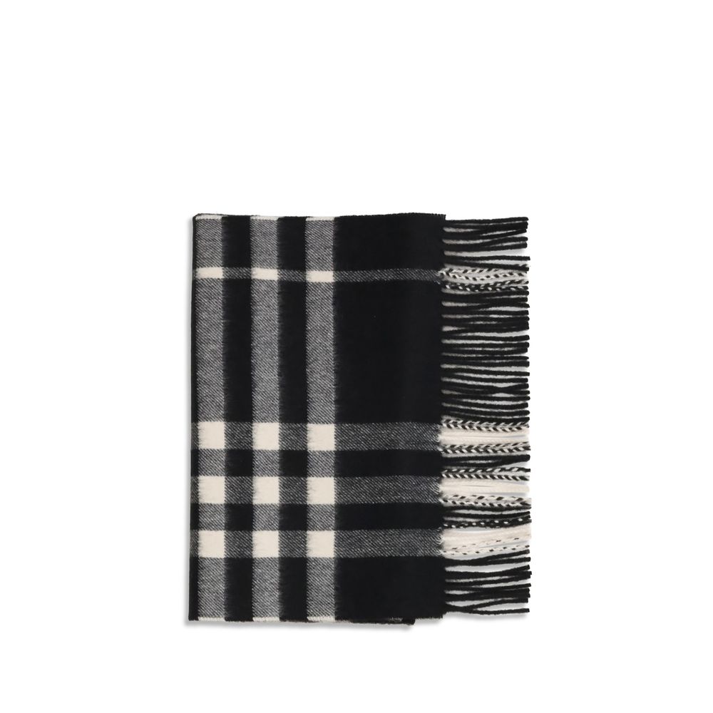 Burberry Black Cashmere Scarf Burberry